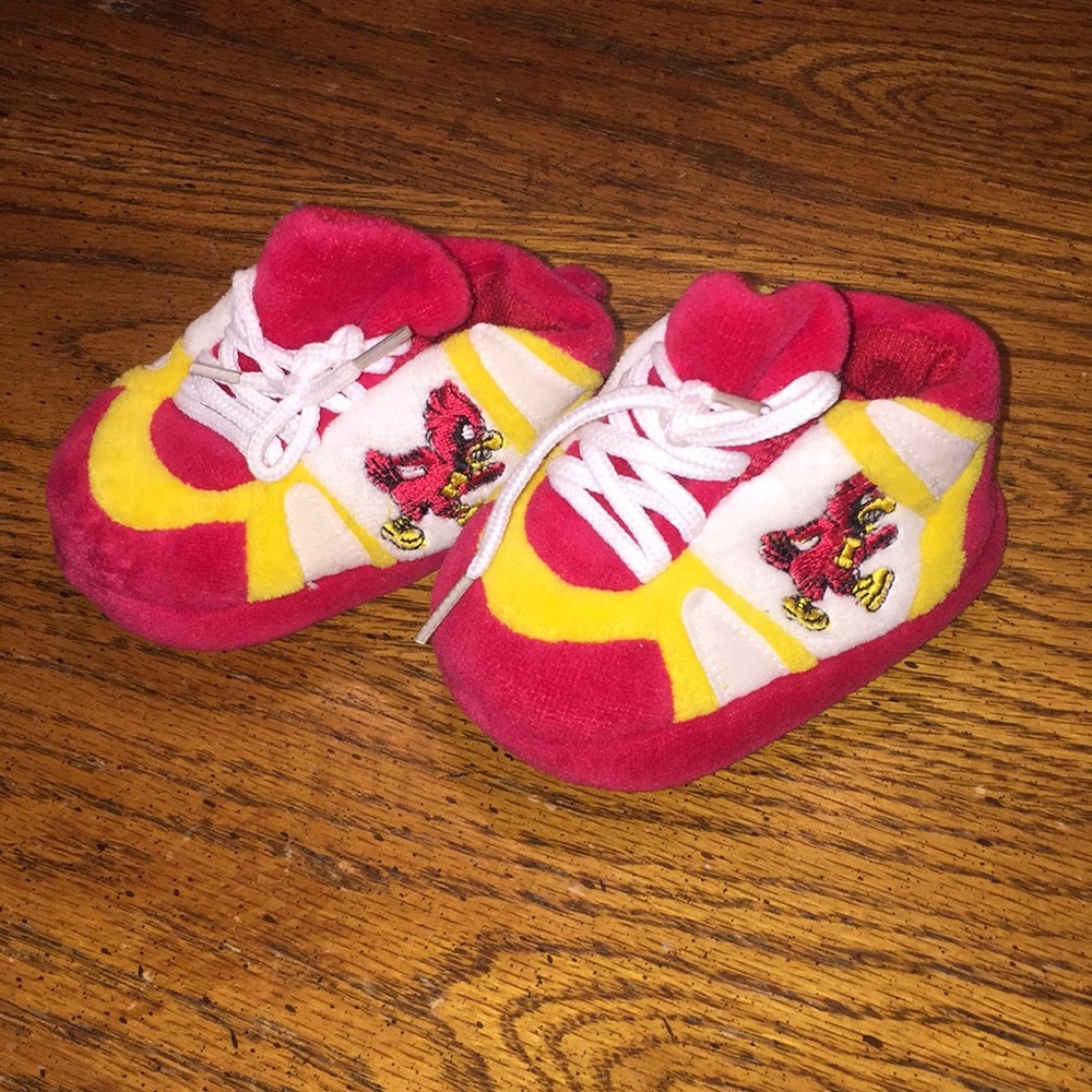 Iowa State Cyclones Baby Booties “Happy Feet”
